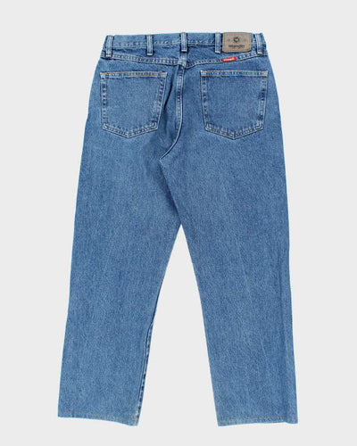 Vintage 90's Wrangler Faded Medium Wash Straight Leg Jeans - W30 L27