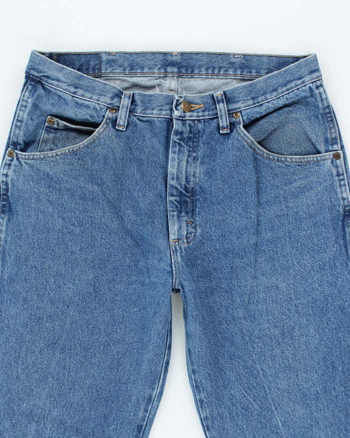 Vintage 90's Wrangler Faded Medium Wash Straight Leg Jeans - W30 L27