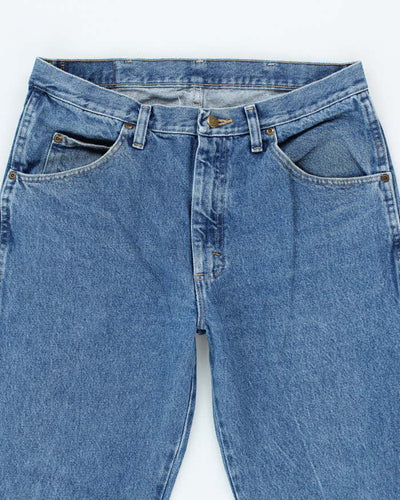 Vintage 90's Wrangler Faded Medium Wash Straight Leg Jeans - W30 L27