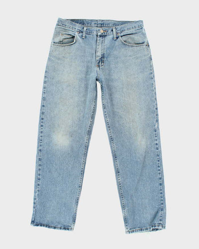 Vintage 90's Wrangler Faded Medium Wash Straight Leg Jeans - W30 L29