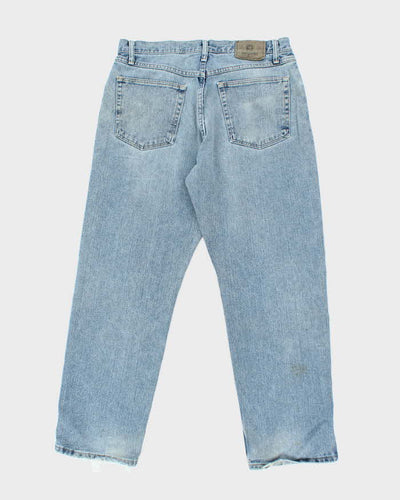 Vintage 90's Wrangler Faded Medium Wash Straight Leg Jeans - W30 L29