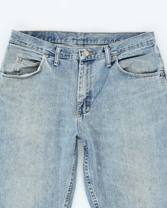 Vintage 90's Wrangler Faded Medium Wash Straight Leg Jeans - W30 L29