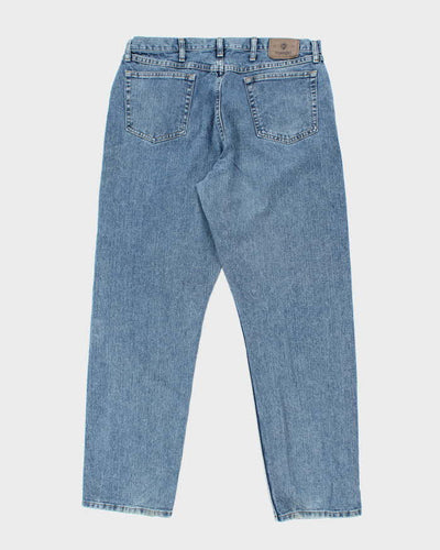 Vintage 90's Wrangler Faded Medium Wash Straight Leg Jeans - W34 L32