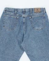 Vintage 90's Wrangler Faded Medium Wash Straight Leg Jeans - W34 L32