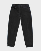 Vintage 90's Levi's Dark Black Wash Relaxed Fit Jeans - W32 L31
