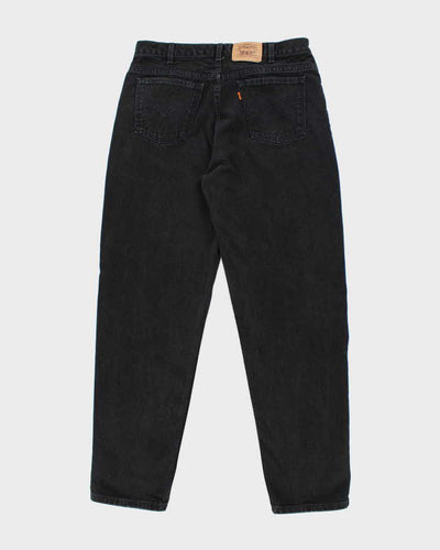 Vintage 90's Levi's Dark Black Wash Relaxed Fit Jeans - W32 L31