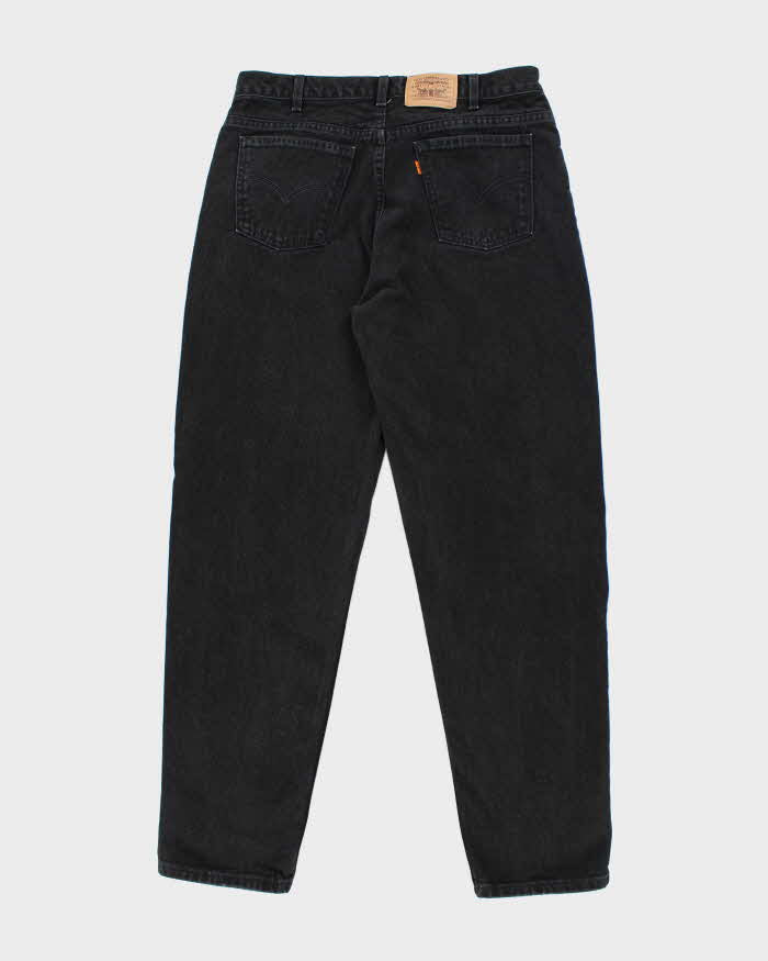 Vintage 90's Levi's Dark Black Wash Relaxed Fit Jeans - W32 L31