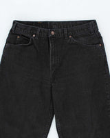 Vintage 90's Levi's Dark Black Wash Relaxed Fit Jeans - W32 L31