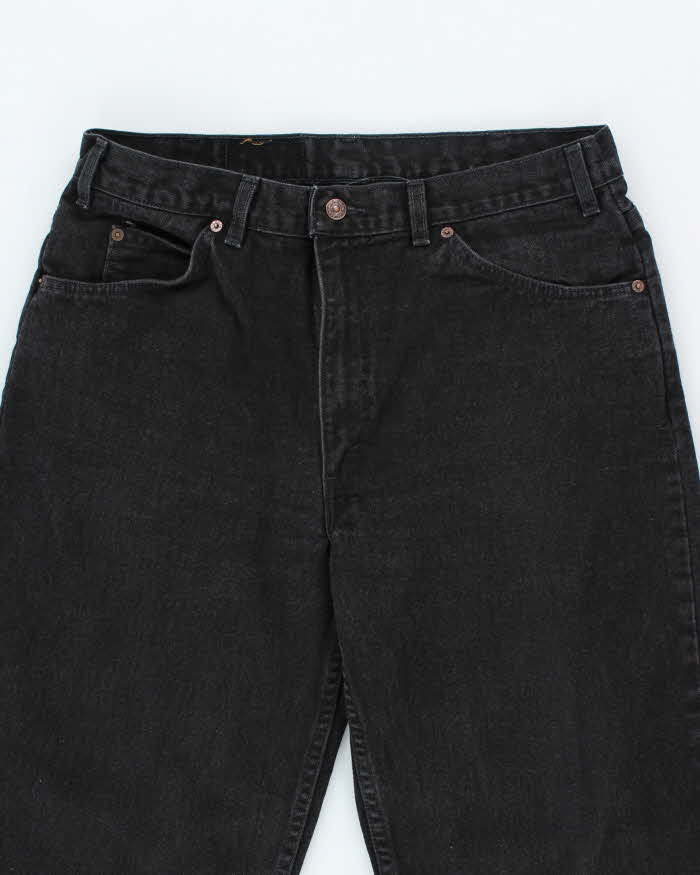 Vintage 90's Levi's Dark Black Wash Relaxed Fit Jeans - W32 L31