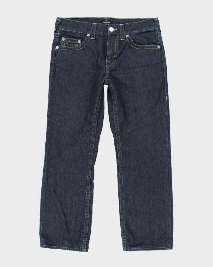 Vintage Y2K True Religion Dark Wash Straight Leg Jeans - W33 L28