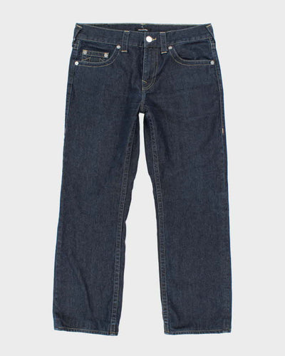 Vintage Y2K True Religion Dark Wash Straight Leg Jeans - W33 L28