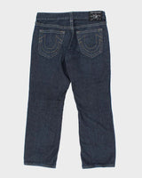 Vintage Y2K True Religion Dark Wash Straight Leg Jeans - W33 L28