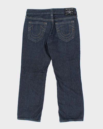 Vintage Y2K True Religion Dark Wash Straight Leg Jeans - W33 L28