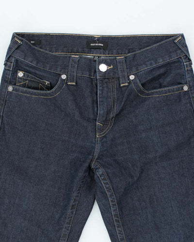 Vintage Y2K True Religion Dark Wash Straight Leg Jeans - W33 L28