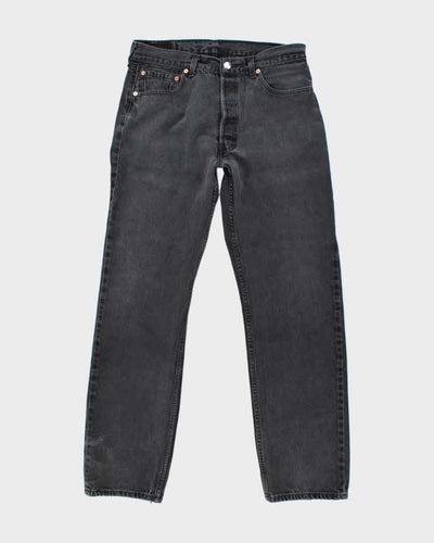 Vintage 90's Levi's 501 Dark Grey Wash Denim Jeans - W32 L30