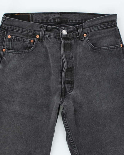Vintage 90's Levi's 501 Dark Grey Wash Denim Jeans - W32 L30