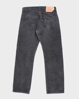 Vintage 90's Levi's 501 Dark Grey Wash Denim Jeans - W30 L27