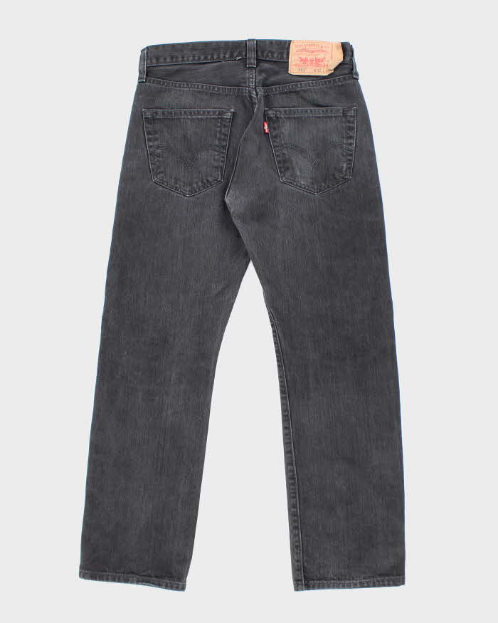 Vintage 90's Levi's 501 Dark Grey Wash Denim Jeans - W30 L27