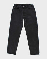 Vintage 90's Levi's 501 Dark Grey Wash Denim Jeans - W34 L30