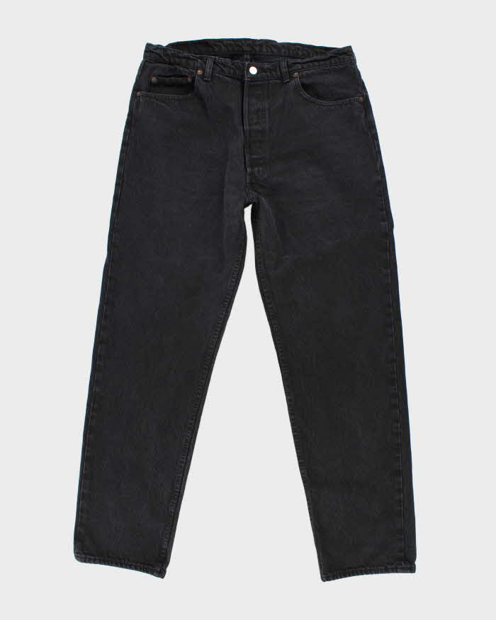 Vintage 90's Levi's 501 Dark Grey Wash Denim Jeans - W34 L30