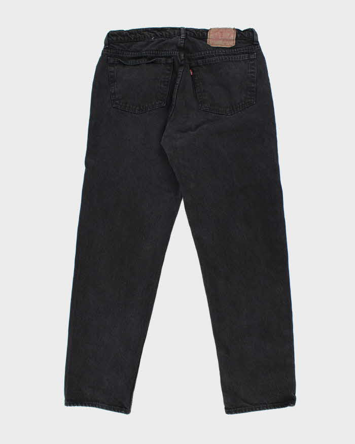 Vintage 90's Levi's 501 Dark Grey Wash Denim Jeans - W34 L30