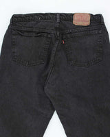 Vintage 90's Levi's 501 Dark Grey Wash Denim Jeans - W34 L30