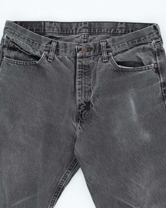 Vintage 90's Wrangler Light Grey Wash Denim Jeans - W36 L27