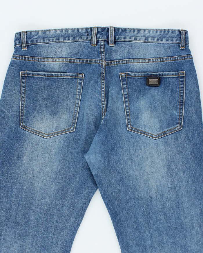 Vintage Y2K Dolce &amp; Gabbana Straight Leg Medium Wash Jeans - W36 L31