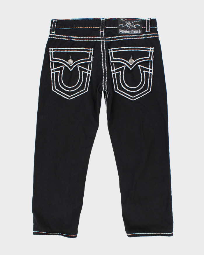 Vintage Y2K True Religion Contrast Stitch Straight Leg Jeans - W36 L26