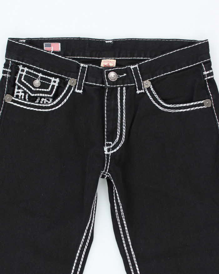 Vintage Y2K True Religion Contrast Stitch Straight Leg Jeans - W36 L26