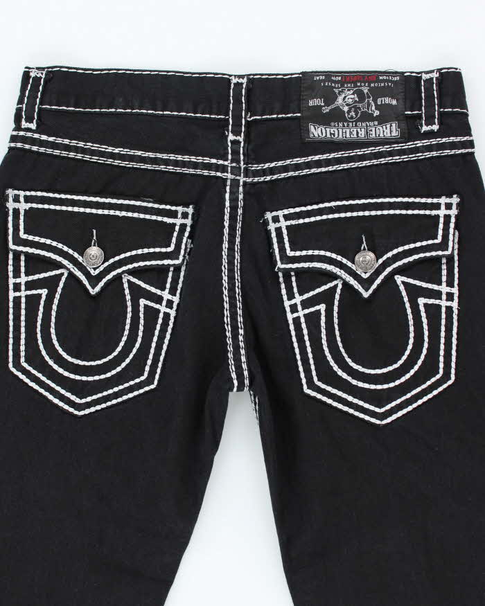 Vintage Y2K True Religion Contrast Stitch Straight Leg Jeans - W36 L26