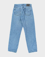 Vintage 90's Versace Couture Medium Wash Straight Leg Jeans - W30 L29