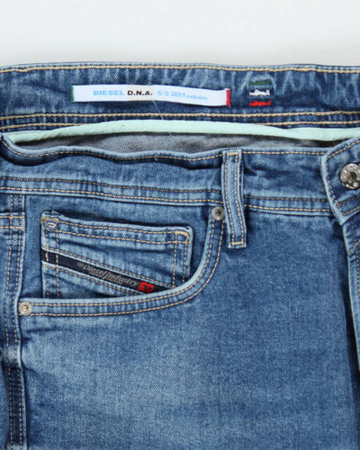 Diesel D.N.A S/S 2019 Release Medium Wash Straight Leg Jeans - W32 L30
