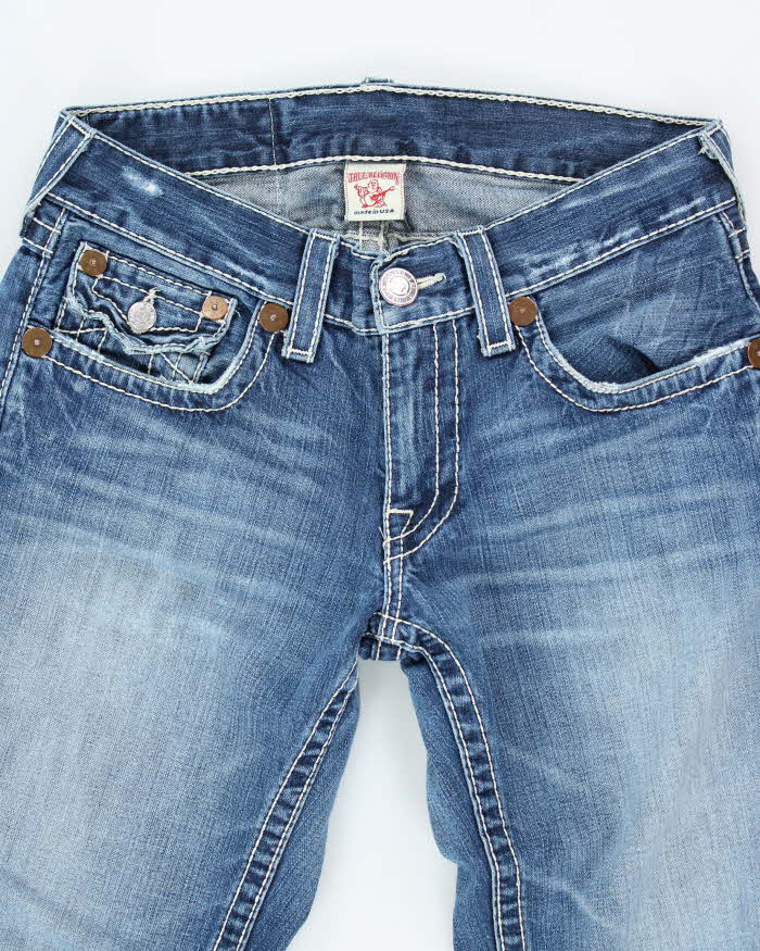 Vintage Y2K True Religion Medium Wash Straight Leg Jeans - W30 L29