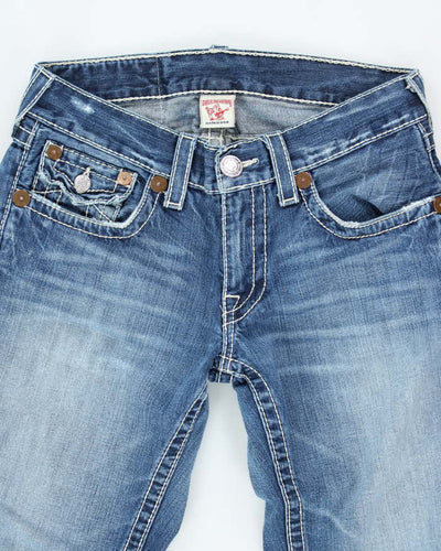 Vintage Y2K True Religion Medium Wash Straight Leg Jeans - W30 L29