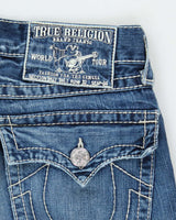 Vintage Y2K True Religion Medium Wash Straight Leg Jeans - W30 L29