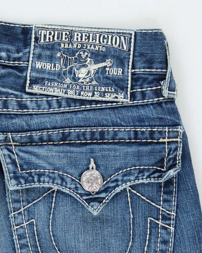 Vintage Y2K True Religion Medium Wash Straight Leg Jeans - W30 L29