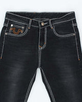 Vintage Y2K True Religion Black Wash Straight Leg Jeans - W30 L29