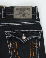 Vintage Y2K True Religion Black Wash Straight Leg Jeans - W30 L29
