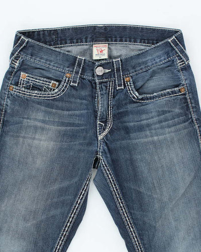 Vintage Y2K True Religion Dark Wash Straight Leg Jeans - W30 L28