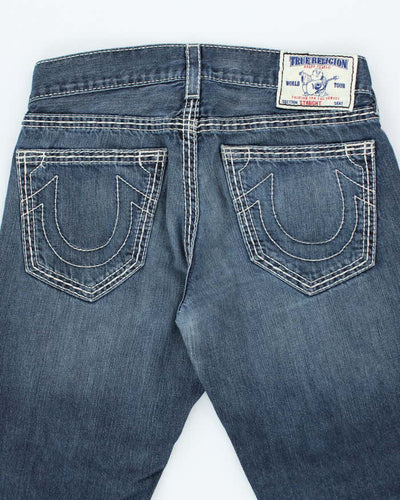 Vintage Y2K True Religion Dark Wash Straight Leg Jeans - W30 L28