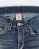 Vintage Y2K True Religion Dark Wash Straight Leg Jeans - W30 L28