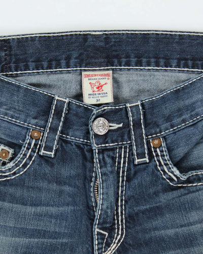 Vintage Y2K True Religion Dark Wash Straight Leg Jeans - W30 L28