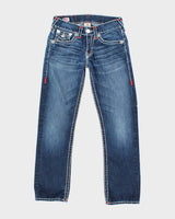 Vintage Y2K True Religion Dark Wash Straight Leg Jeans - W28 L29