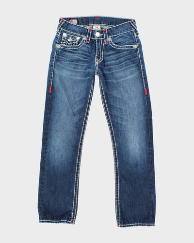 Vintage Y2K True Religion Dark Wash Straight Leg Jeans - W28 L29