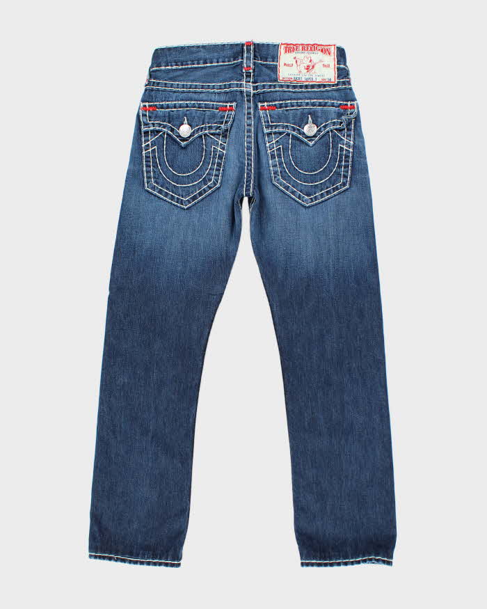 Vintage Y2K True Religion Dark Wash Straight Leg Jeans - W28 L29