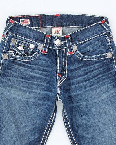 Vintage Y2K True Religion Dark Wash Straight Leg Jeans - W28 L29