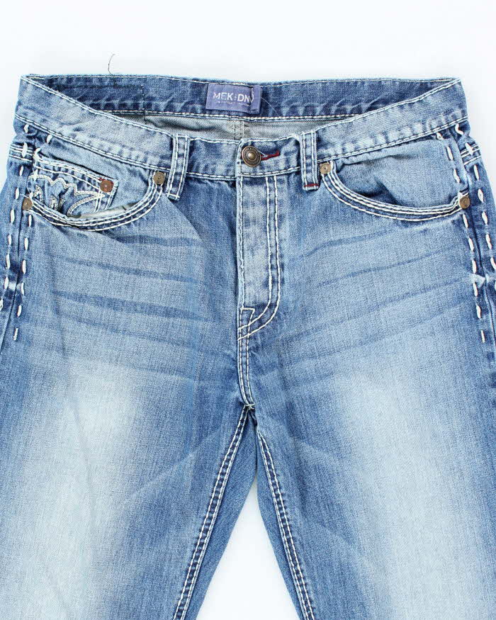 Vintage Y2K MEK DNM Medium Wash Bootcut Jeans - W32 L32