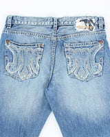 Vintage Y2K MEK DNM Medium Wash Bootcut Jeans - W32 L32