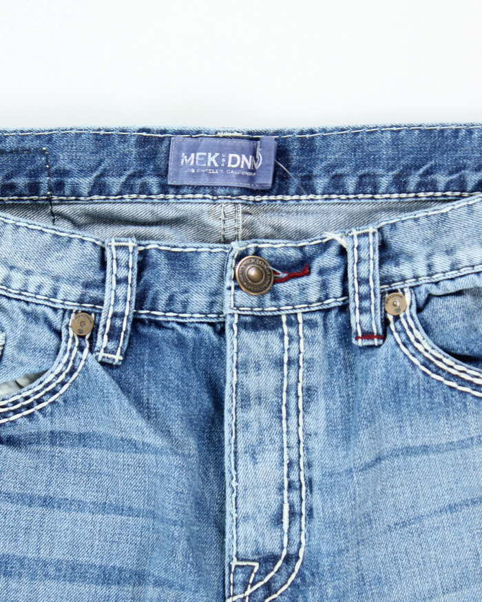 Vintage Y2K MEK DNM Medium Wash Bootcut Jeans - W32 L32